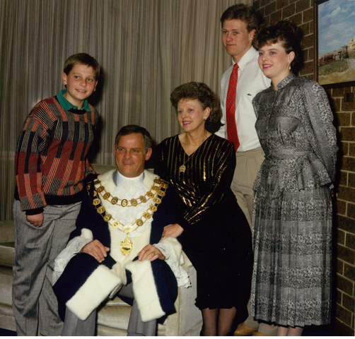 Councillor D. N. Duane and family 