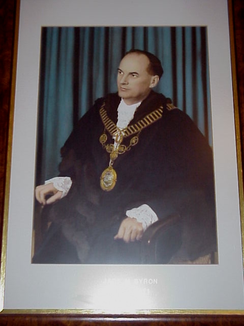 Jack M. Byron, Mayor 1970-71.  