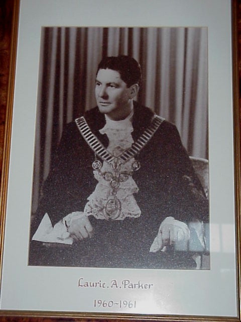 Cr Laurie A. Parker, Mayor 1960-61.  