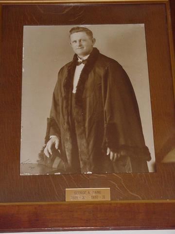 Cr George A. Paine, Mayor 1929-30, 1930-31