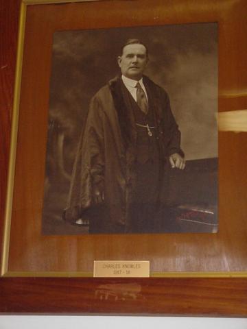Cr Charles Knowles, Mayor 1917-1918