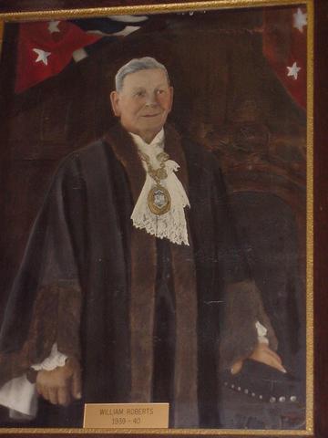 Cr William Roberts, Mayor 1939-40.  