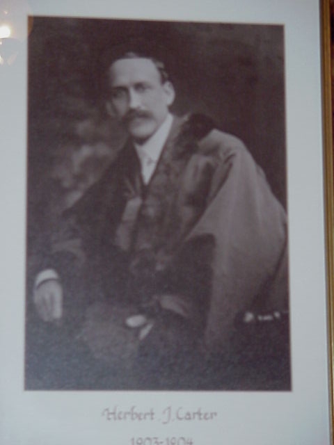 Cr Herbert J. Carter, Mayor 1903-04.  