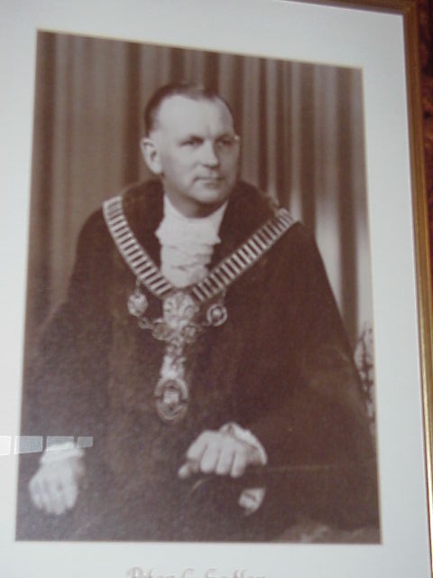 Cr Peter G. Sadler, Mayor 1964-65.  