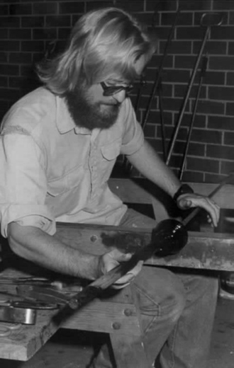 Glass-blowing demonstration