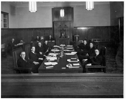 Footscray Council in session
