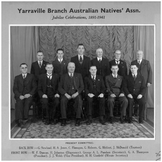 Australian Natives' Association - Yarraville Branch Committee