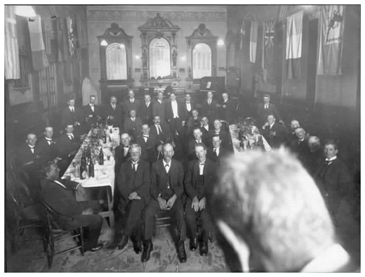 Manchester Unity (M.U.I.O.O.F.) Lodge meeting c1900