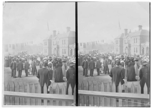 Footscray Town Hall 1875 - opening.