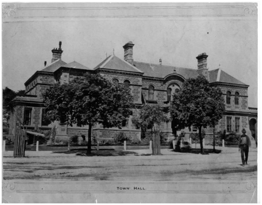 Footscray Town Hall c1875