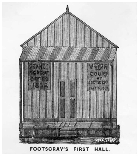Footscray's first hall