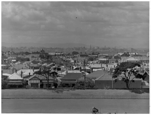Footscray - view from Western Oval, c1936