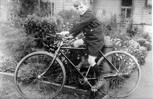 Boy on a bicycle