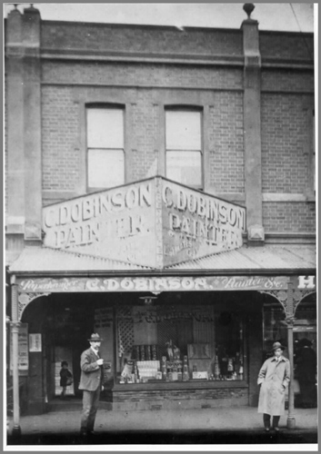 C. Dobinson, Painter & Decorator, Paisley Stree, Footscray