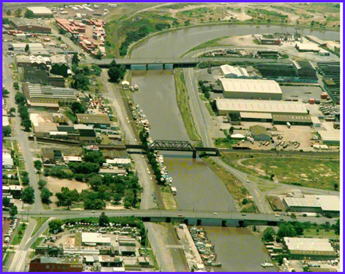 Shepherd Bridge, Railway Bridge, and Hopetoun Bridge, Maribyrnong River