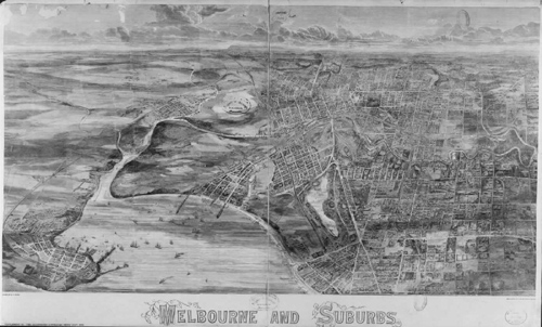 Melbourne and Suburbs, 1873