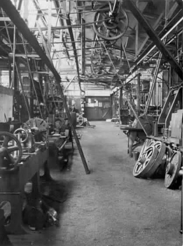 Richardson & Sons factory interior, Whitehall Street, Footscray, c1920