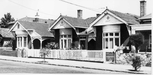 Houses in Droop Street, Footscray