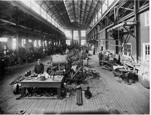 Mt Lyell Mining and Railway Company - fitting shop