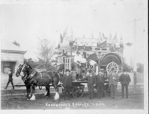 W. J. Bunting, Blacksmith - Footscray Jubilee Float