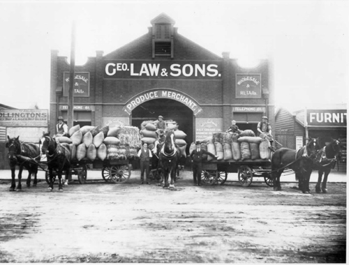 George Law and Sons, Produce Merchant, Barkly Street, Footscray
