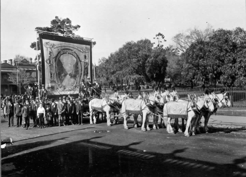 Carter's and Driver's Industrial Union, Eight Hours Day Procession
