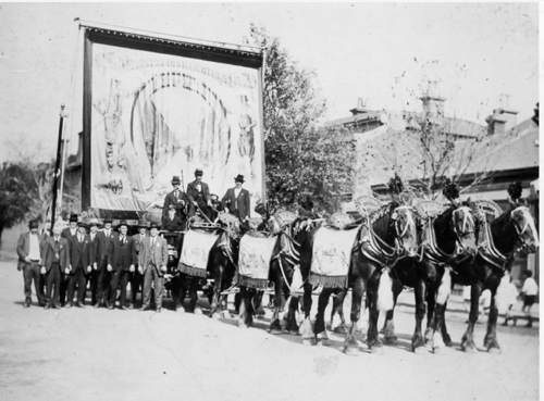 Carters and Drivers Industrial Union, Eight Hours Day Procession