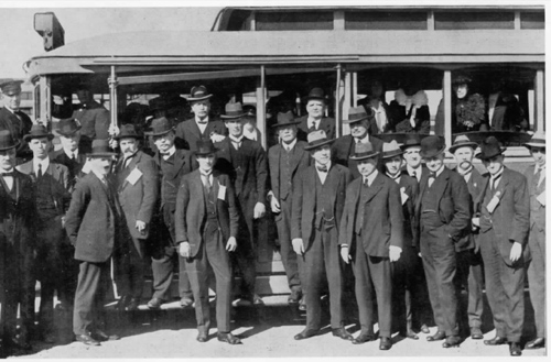 Opening of Footscray Tram Service