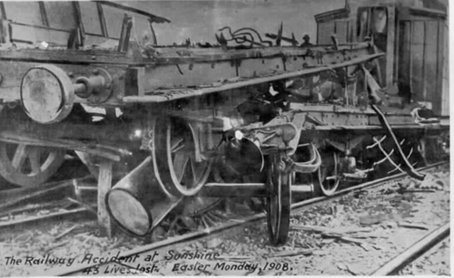 The railway accident at Sunshine