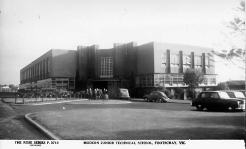 Modern Junior Technical School, Footscray Vic.