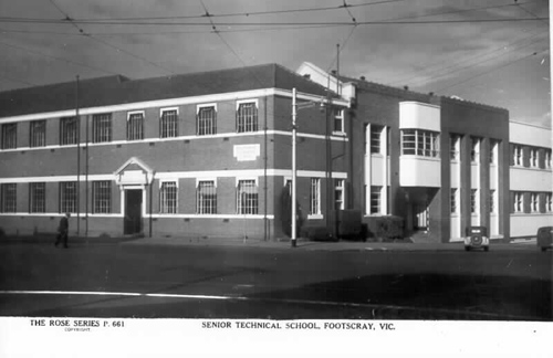 Senior Junior Technical School, Footscray Vic.