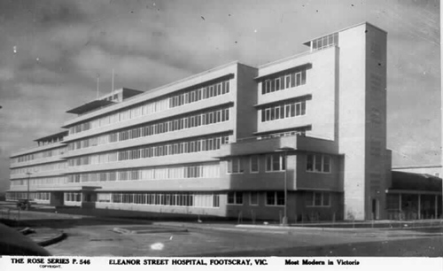 Eleanor Street Hospital, Footscray Vic. - Most modern in Victoria.