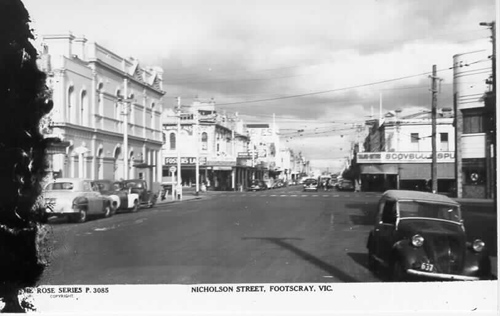 Nicholson Street, Footscray Vic.