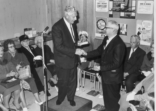 Opening the new Footscray Post Office
