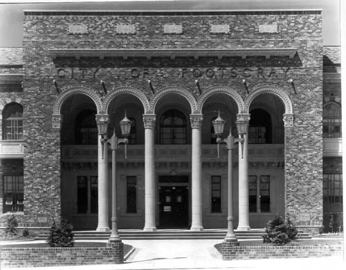 Town Hall with ANA light standards