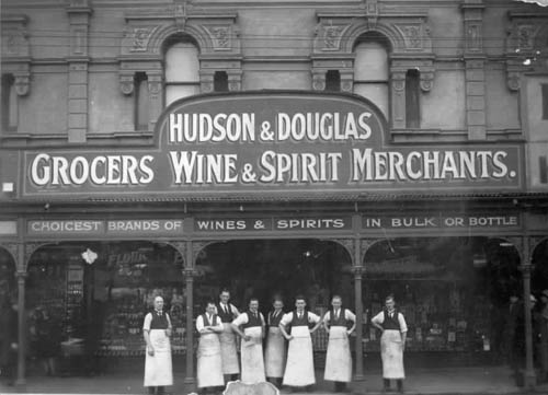 Hudson and Douglas, Grocers Wine and Spirit Merchants