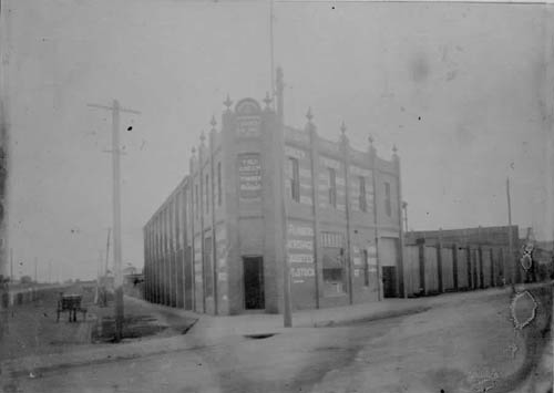 Green's Timer Yard, corner of Geelong Road and Barkly Street, Footscray, c1880