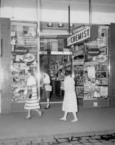 Bradley Chemist shop, Nicholson Street, Footscray