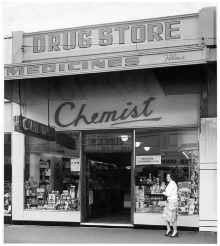 M.J. Miles, Chemist, Anderson Street, Yarraville