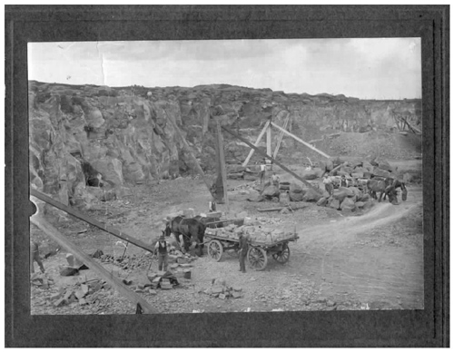 Quarrying in Footscray
