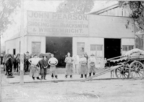 John Pearson, Blacksmith, Barkly Street, Footscray