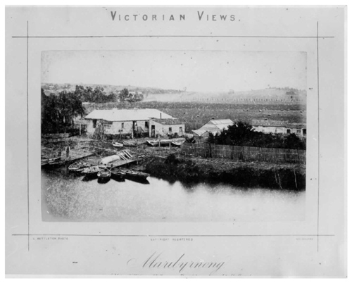 Anglers Hotel, Maribyrnong, c1860