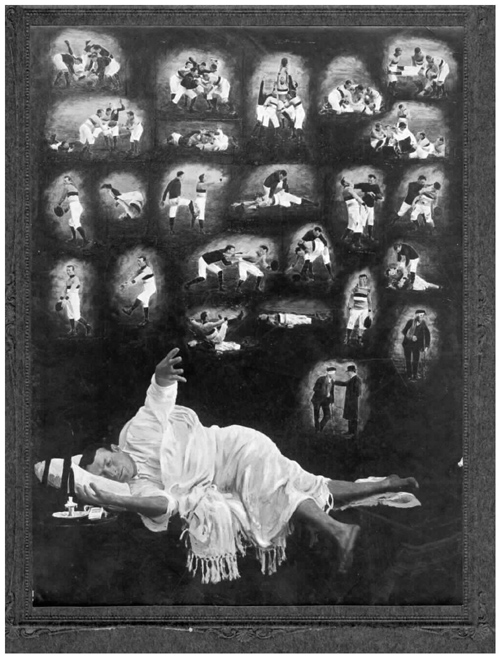 Footballer's dream, c1920