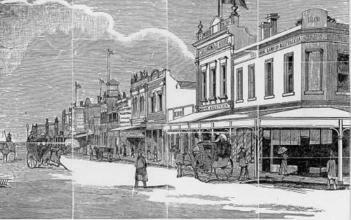 Nicholson Street, Footscray c1890