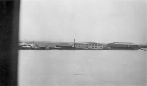Maribyrnong River in flood