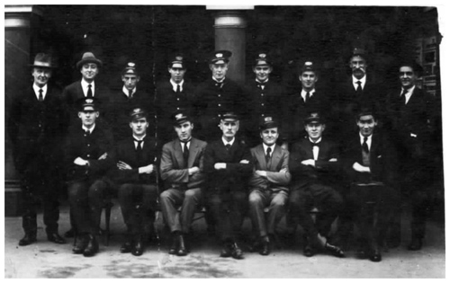Footscray Railway Station staff, c1935