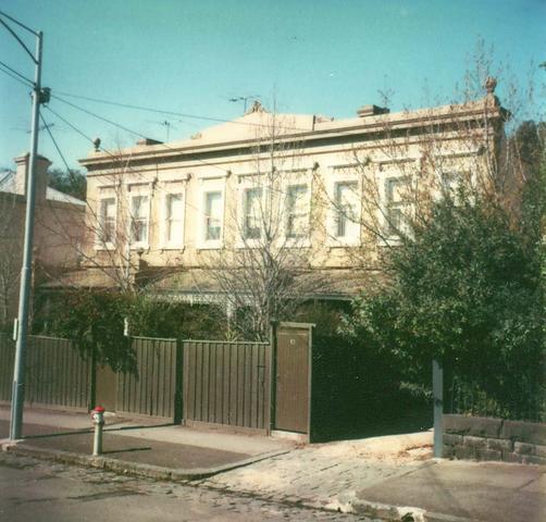 101, 103, 105 Hotham Street, East Melbourne.
