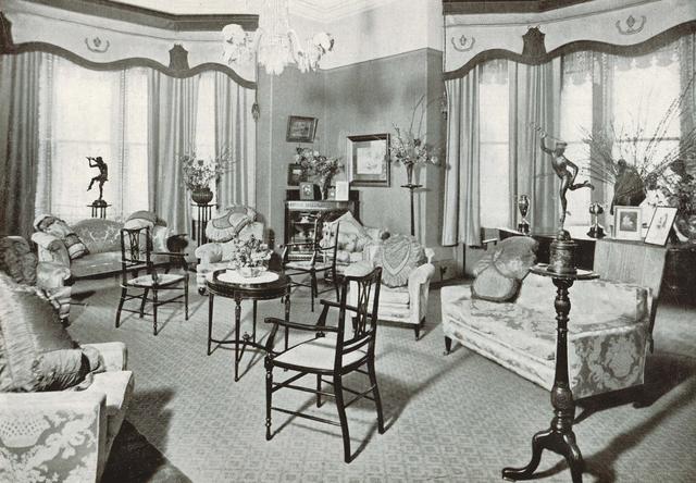 Cliveden Mansions brochure - 'A drawingroom in one of the suites' 