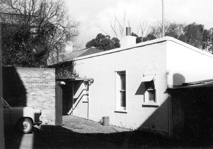 Outbuildings, rear of 02 Palmer Place, East Melbourne