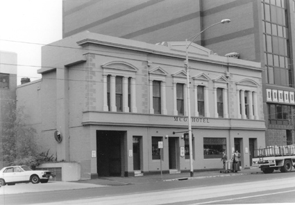 180-182 Wellington Parade, East Melbourne, M.C.G. Hotel.